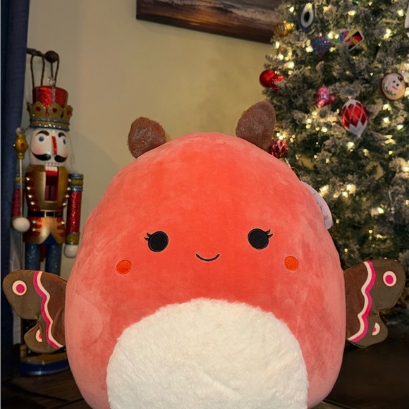 Squishmallows Other - Kellytoy Squishmallows Mirren The Red Moth Large Plush 16" Rare Collectible NWT